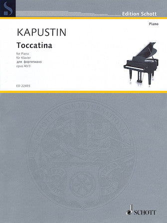 Kapustin Toccatina, Op. 40, No. 3