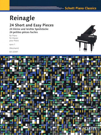 Reinagle 24 Short and Easy Pieces for Piano Op. 1