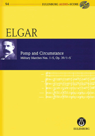 Pomp and Circumstance, Op. 39/1-5 Study Score and CD