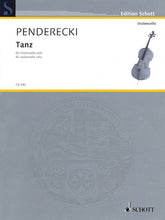 Penderecki Tanz for Cello Solo