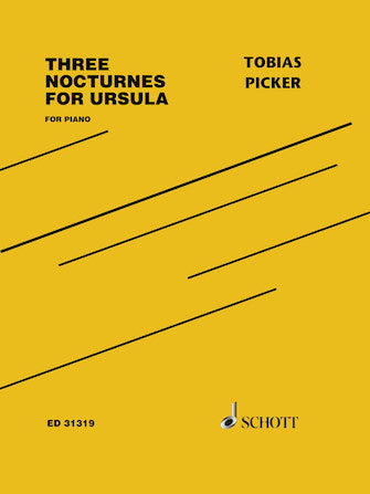 Picker Three Nocturnes For Ursula Solo Instrumental Score