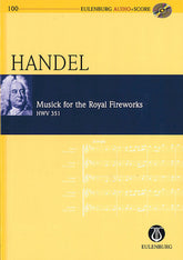 Handel Musick for the Royal Fireworks, HWV 351 Study Score with CD