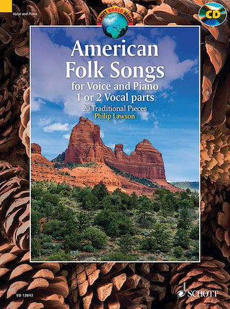 American Folk Songs: 20 Traditional Pieces for Voice and Piano Bk/CD