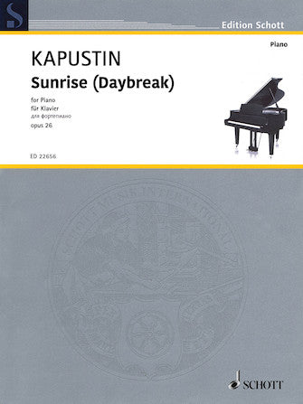 Kapustin Sunrise (Daybreak) for Piano