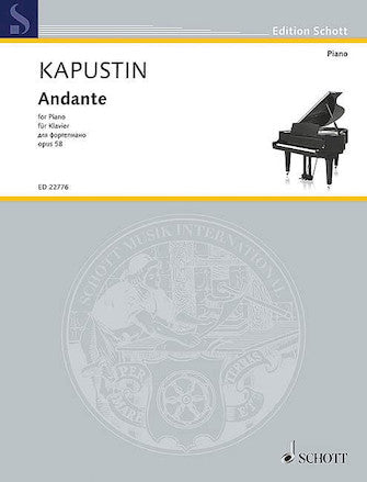 Kapustin Andante, Op. 58 Piano