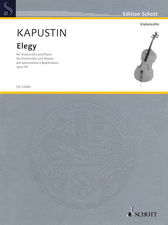 Kapustin Elegy Cello and Piano