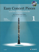 Easy Concert Pieces for Clarinet and Piano Book/CD 1