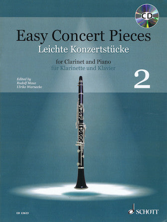 Easy Concert Pieces for Clarinet and Piano Book/CD 2