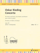 Rieding Concerto in B Minor, Op. 35 Violin and Piano