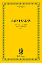 Saint-Saëns Macabre: Symphonic Poemop. 40 Study Score