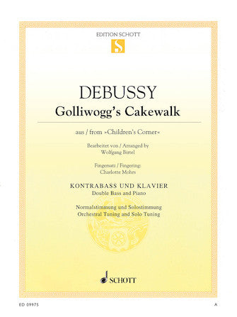 Debussy Golliwogg's Cakewalk from 'Children's Corner' Double Bass and Piano