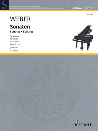 Sonatas Edited from the Text of the Carl Maria von Weber Complete Edition for Piano