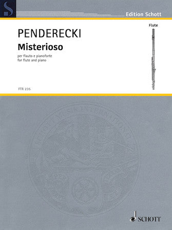 Penderecki Misterioso Flute and Piano