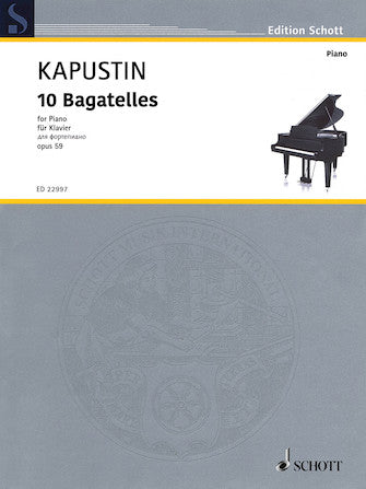 Kapustin 10 Bagatelles Op. 59 Piano