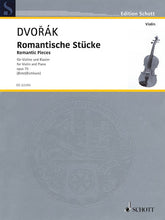 Dvorak Romantic Pieces Op.75 Violin and Piano