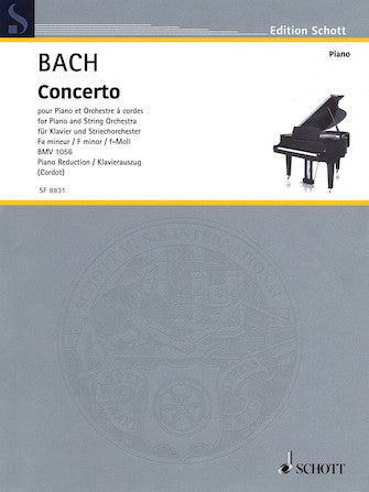Bach Concerto In F minor BWV 1056 (arranged Cortot)