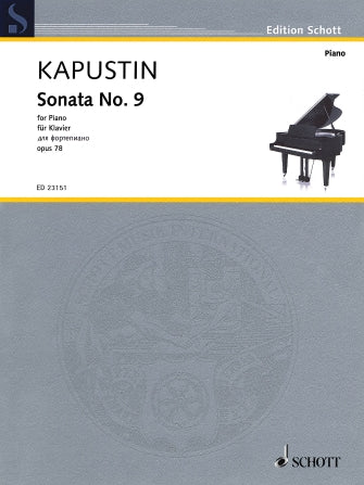 Kapustin Sonata No. 9 Op. 78 Piano