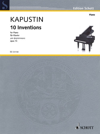 Kapustin 10 Inventions Op. 73 Piano Solo