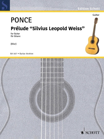 Prélude 'Silvius Leopold Weiss' Guitar