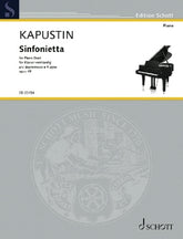 Kapustin Sinfonietta Piano 4 Hands