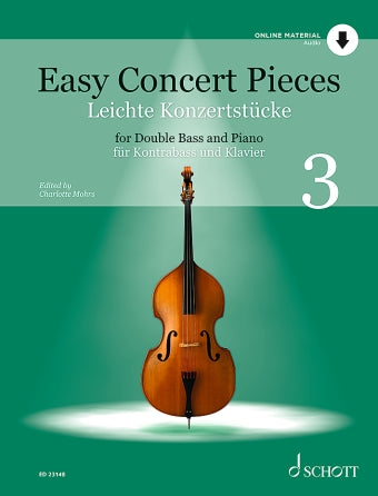 Easy Concert Pieces – Volume 3 for Double Bass and Piano