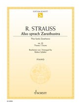 Strauss Also Sprach Zarathustra Op. 30/Theme Piano