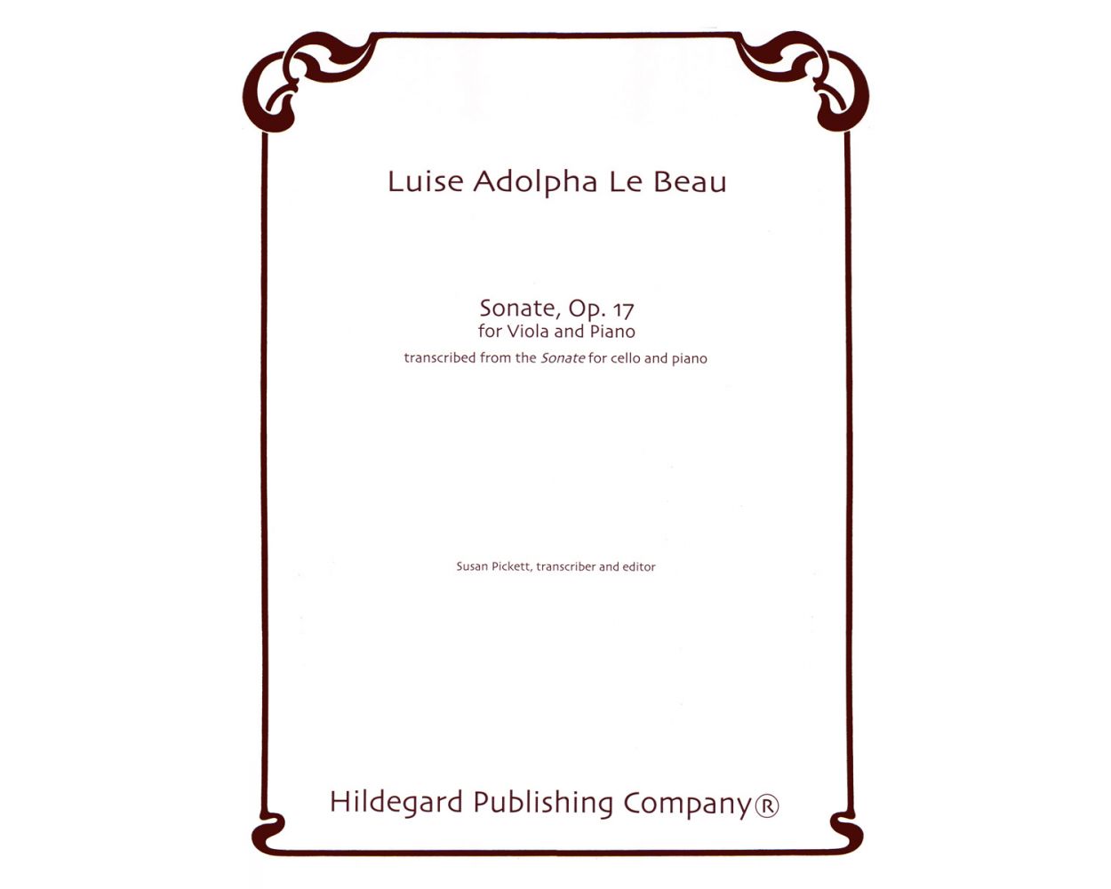 Le Beau Sonate Opus 17