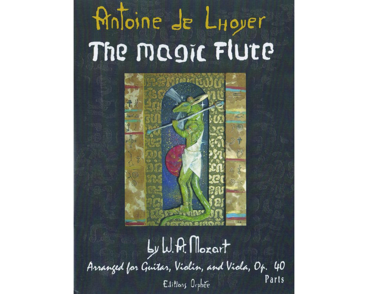 Mozart Magic Flute for Guitar, Violin, Viola
