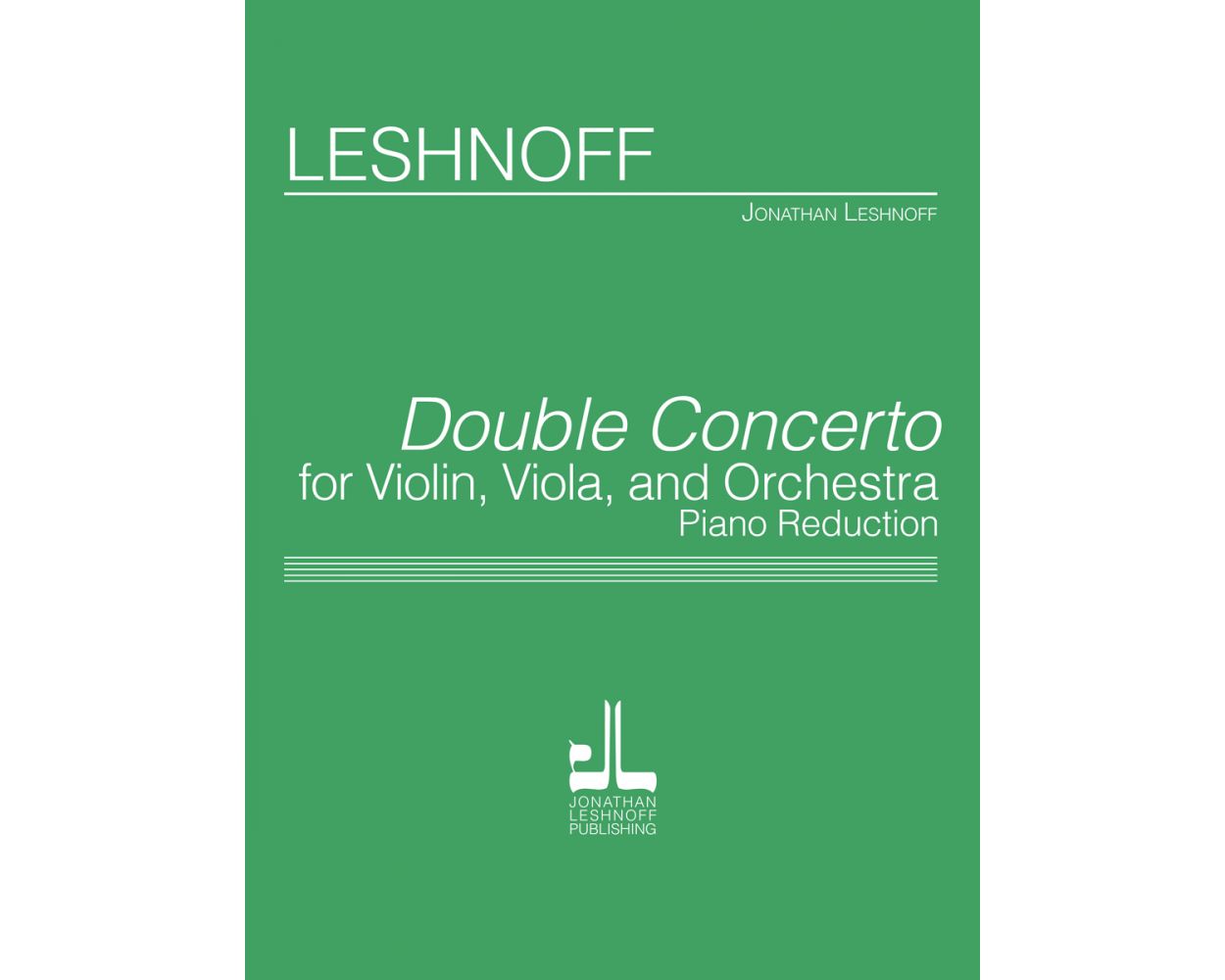 Leshnoff: Double Concerto CLEARANCE SHEET MUSIC / FINAL SALE