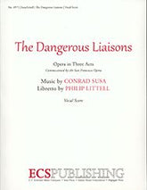 Susa The Dangerous Liaisons Vocal Score