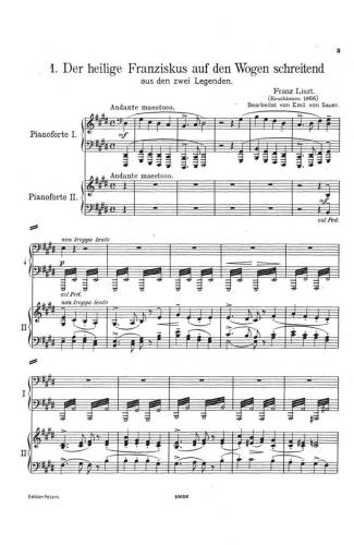 Liszt Three Piano Pieces