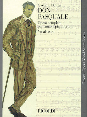 Donizetti Don Pasquale Vocal Score Itaian/English