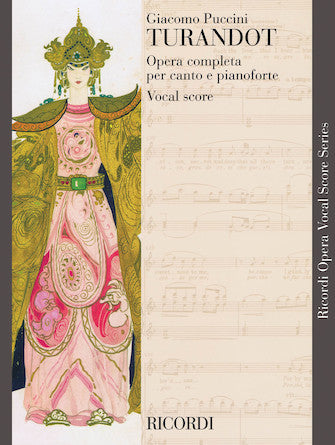 Puccini Turandot Vocal Score Italian/English