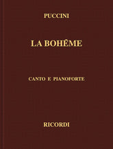 Puccini La Bohème Vocal Score Cloth Italian