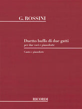 Rossini Duetto buffo di due gatti (Cat Duet) Vocal Duet