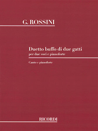 Rossini Duetto buffo di due gatti (Cat Duet) Vocal Duet