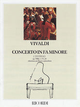 Vivaldi Flute Concerto in F Minor L'inverno (Winter) from The Four Seasons RV297, Op.8 No.4