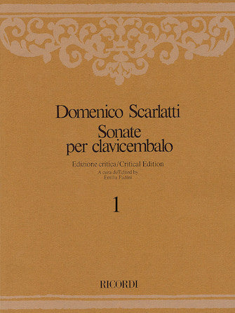 Sonate per Clavicembalo Volume 1 Critical Edition Harpsichord S