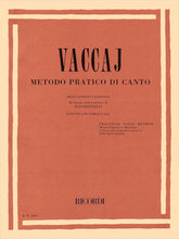 Vaccai Metodo Practico Mezzo-Soprano/Baritone – Book/CD