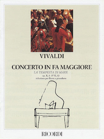 Vivaldi Concerto in F Major for Flute Strings and Basso Continuo La tempesta di more Op.10 No.1, RV433