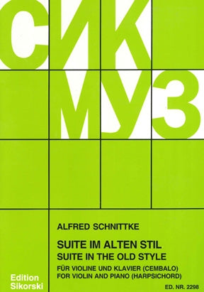 Schnittke Suite in the Old Style