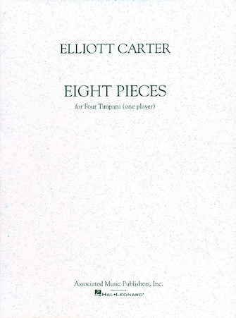 Carter Eight pieces for 4 timpani (One Player)