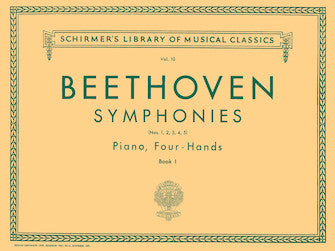 Beethoven Symphonies - Book 1 (1-5) One Piano Four Hands