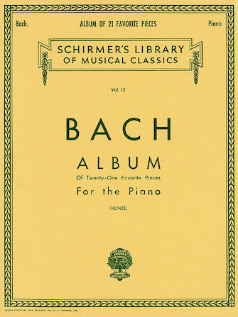 Bach Album (21 Favorite Pieces)