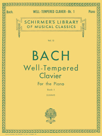 Bach Well Tempered Clavier - Book 1