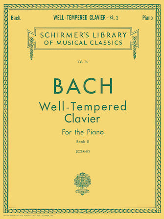 Bach Well Tempered Clavier - Book 2