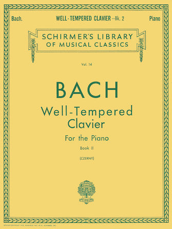 Bach Well Tempered Clavier - Book 2