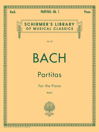 Bach Partitas - Book 1 Piano Solo