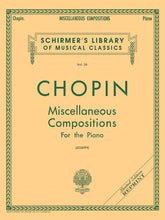 Chopin Miscellaneous Compositions