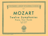Mozart 12 Symphonies Book 1 Nos. 1-6, One Piano Four Hands